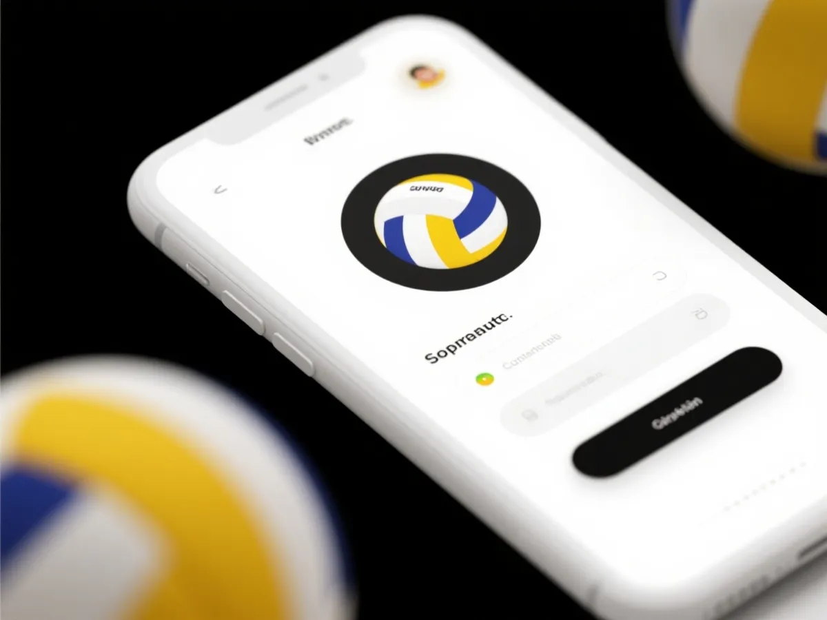 排球即时比分APP界面预览