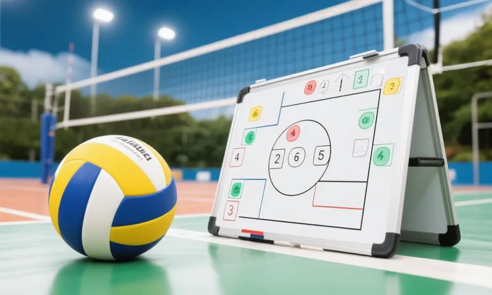 排球战术与赛场